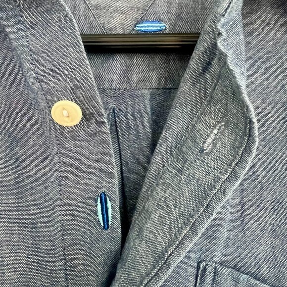 Tommy Hilfiger Chambray Surfboard Shirt Size S - Picture 7 of 13